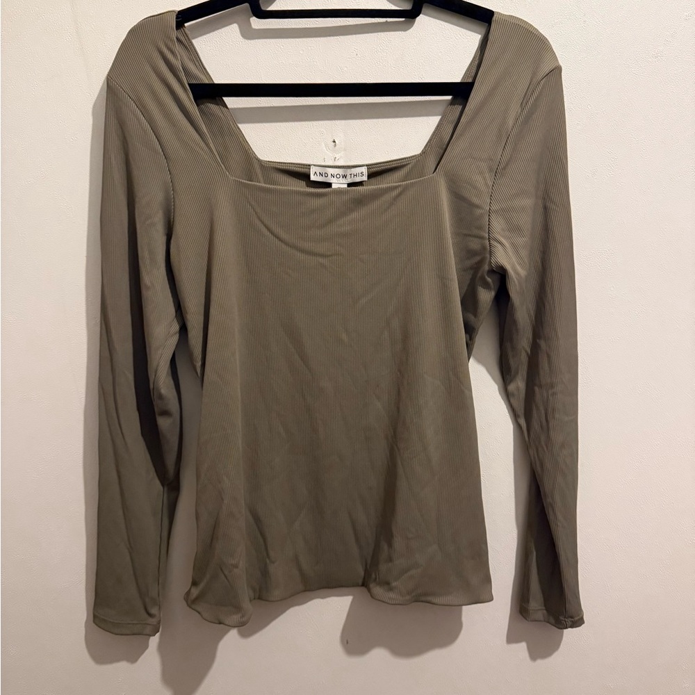 💖 Stylish Olive Long Sleeve Top by Know One Cares
